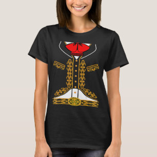 Mariachi Charro Mexican Costume For Cinco De Mayo T-Shirt