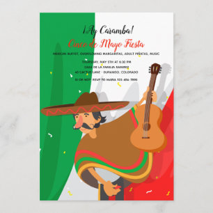 Mariachi Cinco de Mayo Invitation
