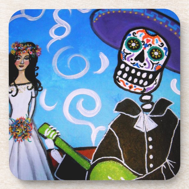 Mariachi Day of the Dead Coasters (Front)