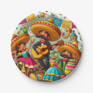 Mariachi  paper plate