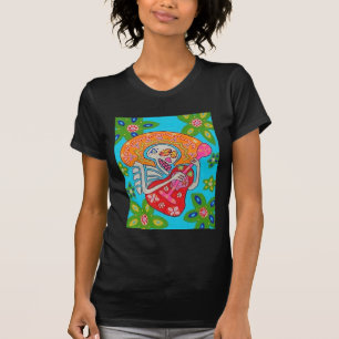 Mariachi Serenade - Day Of The Dead Skeleton T-Shirt