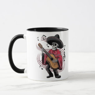 Mariachi Skeleton Groove 03 Mug