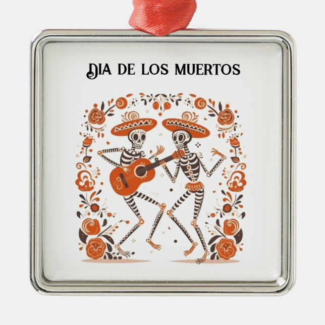 Mariachi Spirits, custom Metal Ornament (Front)