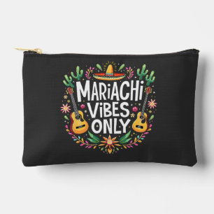 Mariachi Vibes Only Mexico Saxophone Music Lovers Accessory Pouch