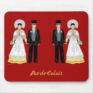 Mariage en Pas-de-Calais, France Mouse Pad