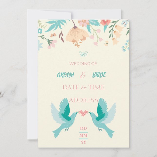 Mariage invitation (Front)