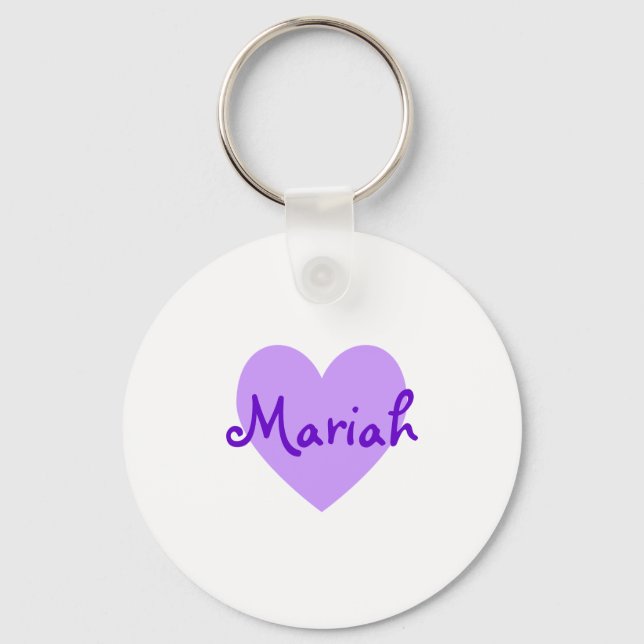 Mariah in Purple Key Ring (Front)