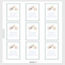 Mariah Mountain Bike Bookplate Sticker