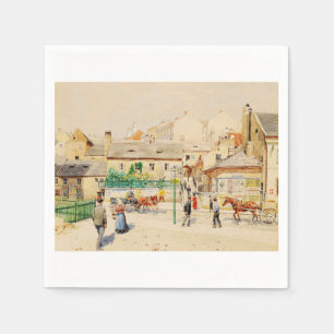 Mariahilf district in Vienna, Austria Napkin