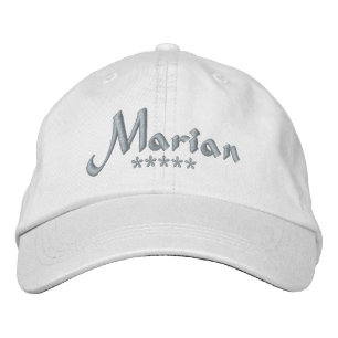 Marian Name Embroidered Hat