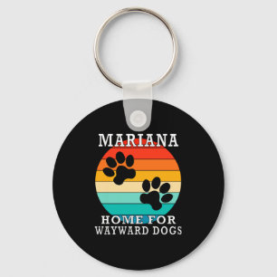 Mariana Home For Wayward Dogs Family Name Premium Key Ring