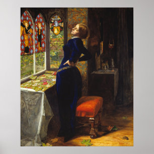 Mariana - John Everett Millais Poster