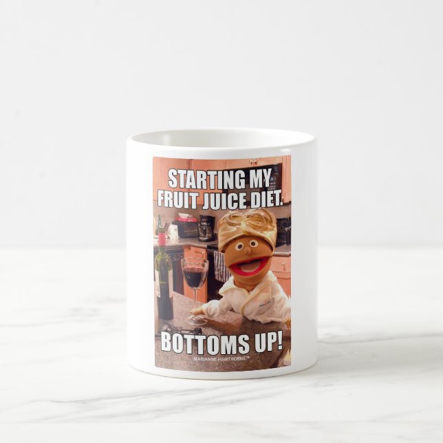 Marianne Hawthorne Wine Lovers Coffee Mug (Center)