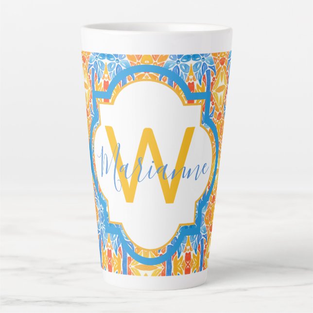 Marianne Mosaic Latte Mug (Front)