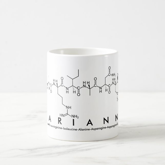 Marianne peptide name mug (Center)