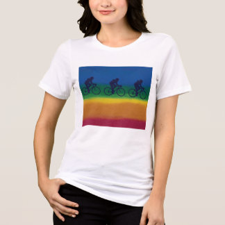 Maridee Bonadea bicycle pride design t-shirt Tri-Blend Shirt