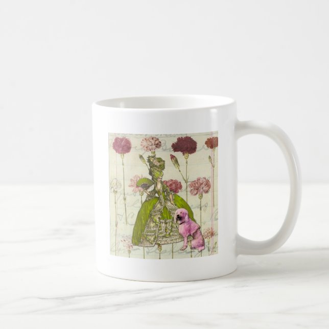 Marie and Her Poodle Coffee Mug (Right)