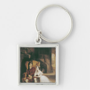 Marie and Paul Taglioni the ballet 'La Sylphide' Key Ring