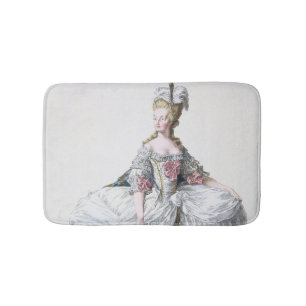 Marie Antoinette (1752-93) from 'Receuil des Estam Bath Mat