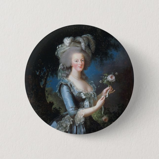 Marie Antoinette 6 Cm Round Badge (Front)