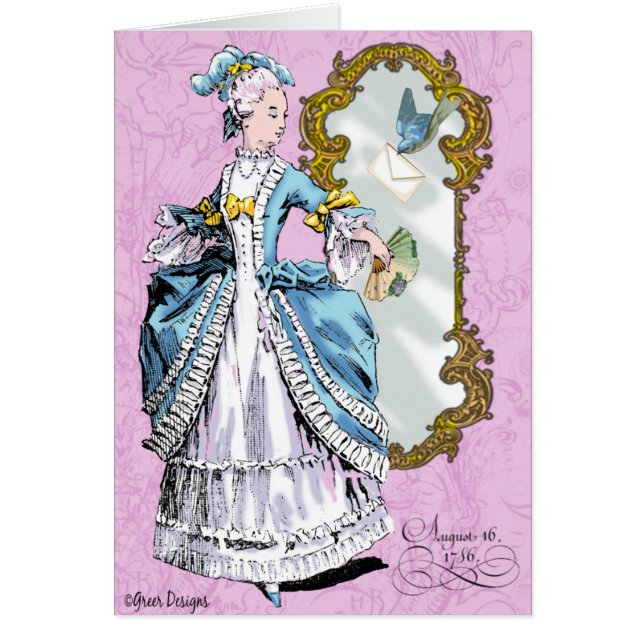 Marie Antoinette and Bluebird (Front)