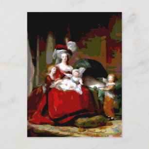 Marie Antoinette and her Children ~ Postcard