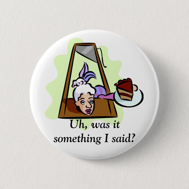 Marie Antoinette at the Guillotine 6 Cm Round Badge (Front)