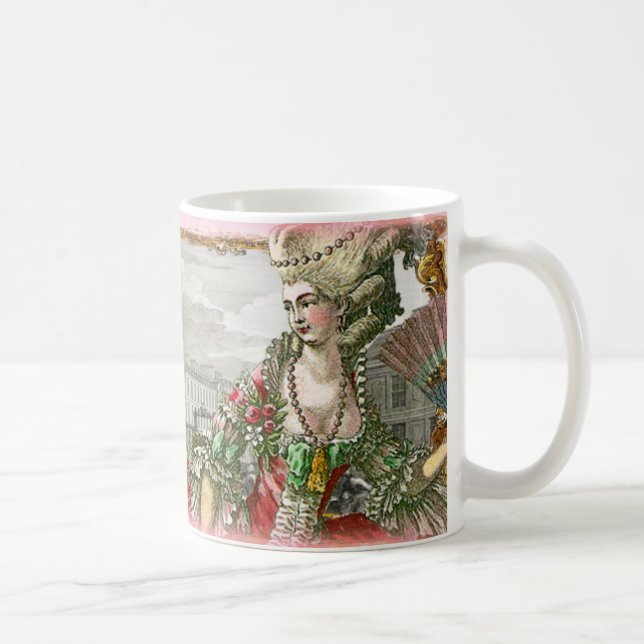 Marie Antoinette at Versailles Palace Mug (Right)