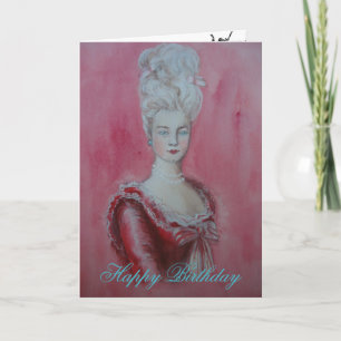 Marie Antoinette - birthday card