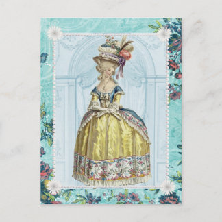 marie antoinette blank postcard