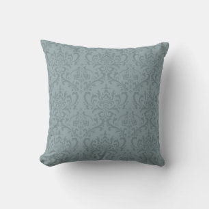 Marie Antoinette blue french damask inspired Cushion