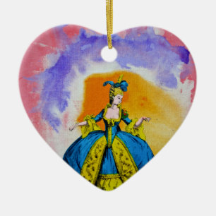 Marie Antoinette by Michael Moffa Ceramic Ornament