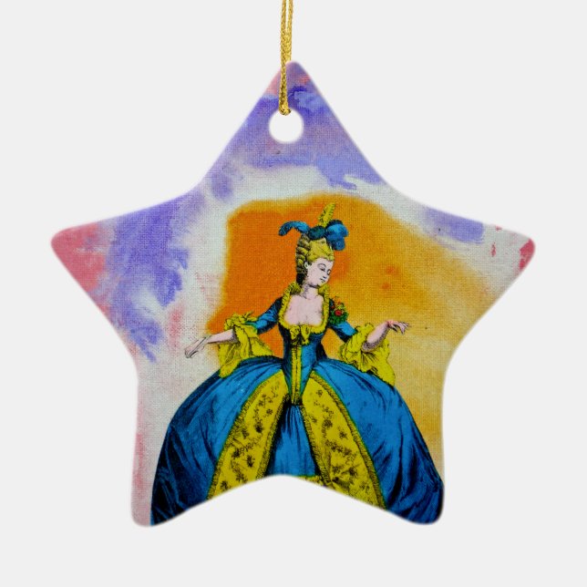 Marie Antoinette by Michael Moffa Ceramic Ornament (Front)