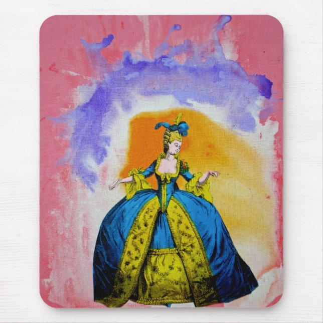 Marie Antoinette by Michael Moffa Mouse Pad (Front)