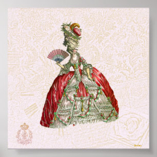 Marie Antoinette Canvas Giclee Poster