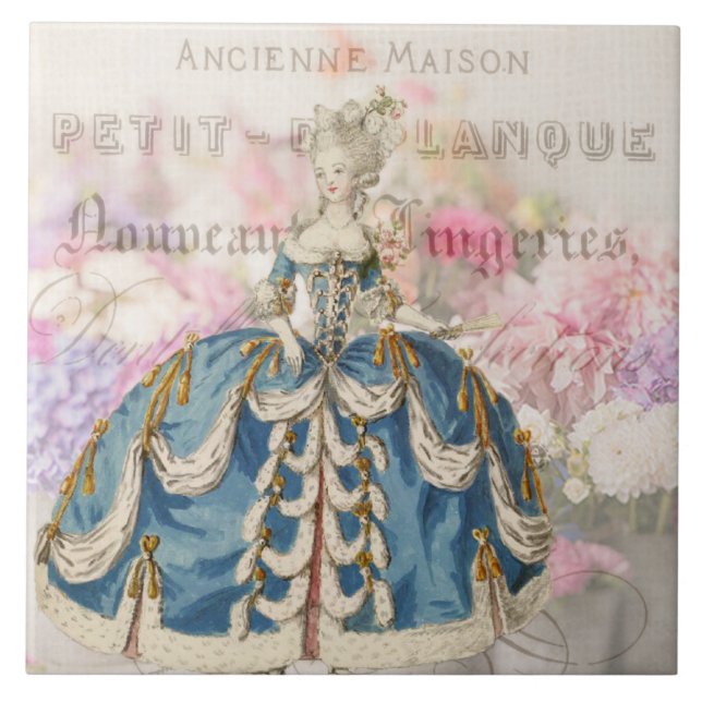 Marie Antoinette Ceramic Tile (Front)