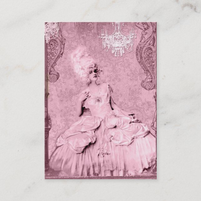 Marie Antoinette Chic Couture Business Cards (Front)