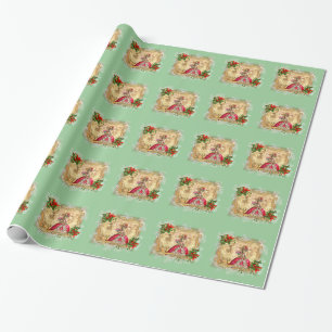 Marie Antoinette Christmas Wrapping Paper