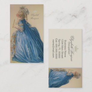 Marie Antoinette Dress - Business Card