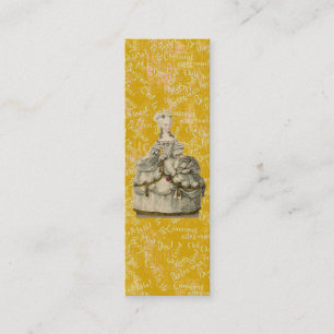 Marie Antoinette Extravagant Dress ~ Business Card