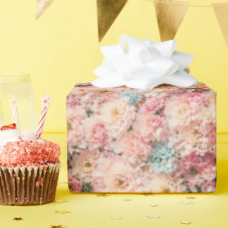 Marie Antoinette Floral Wrapping Paper