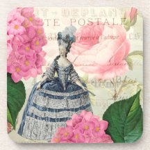 Marie Antoinette French Accent Coasters Set