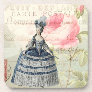 Marie Antoinette French Accent Coasters Set