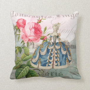 Marie Antoinette French Accent Throw Pillow