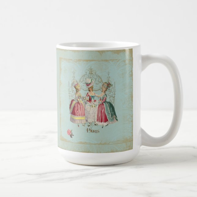 Marie Antoinette French Paris Ladies Coffee Mug (Right)