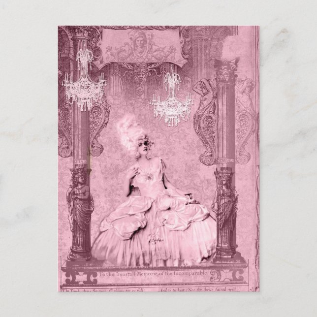 Marie Antoinette Immortal  Memorie Customised Postcard (Front)