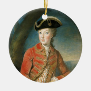 Marie Antoinette in Hunting Attire by Krantzinger Ceramic Tree Decoration