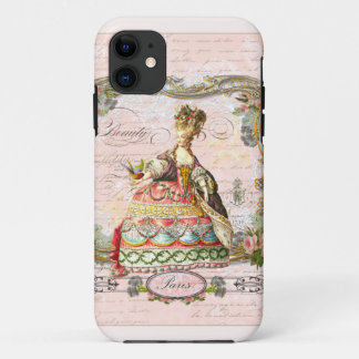 Marie Antoinette in Pink iPhone 11 Case