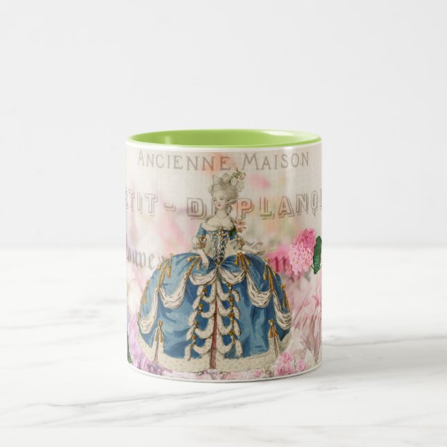 Marie Antoinette in Redoute Flowers Mug (Center)