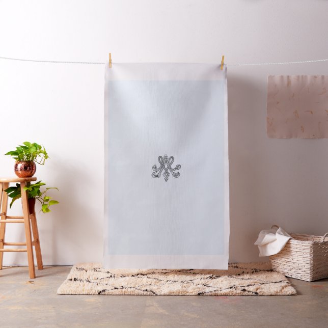 Marie Antoinette initial monogram upholstery Fabric (In Situ)